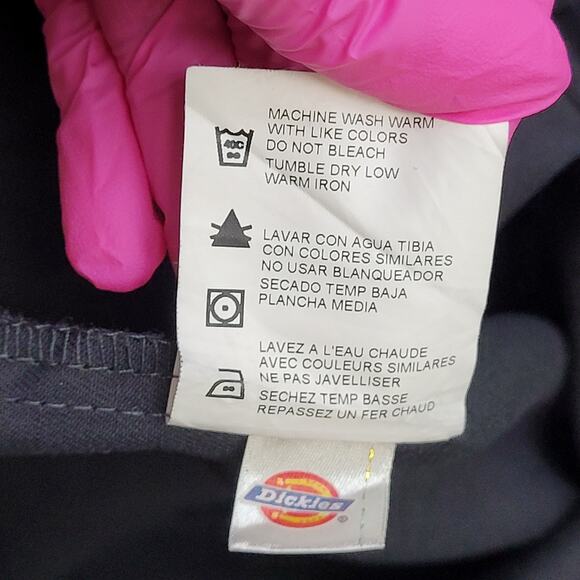 Dickies Utility Button Shirt Medium 22x30 Black Extra-Baggy - Picture 7 of 12